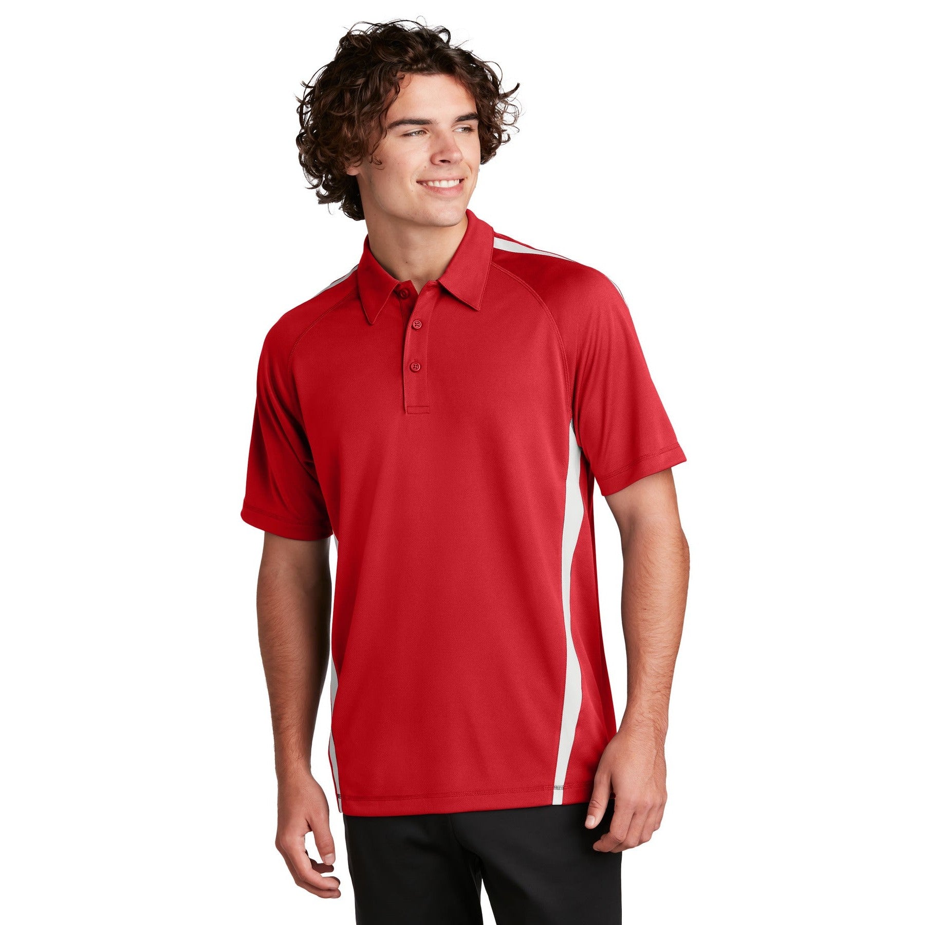 Sport-Tek-Sport-Tek® PosiCharge® Micro-Mesh Colorblock Polo. ST685-MedTech-5